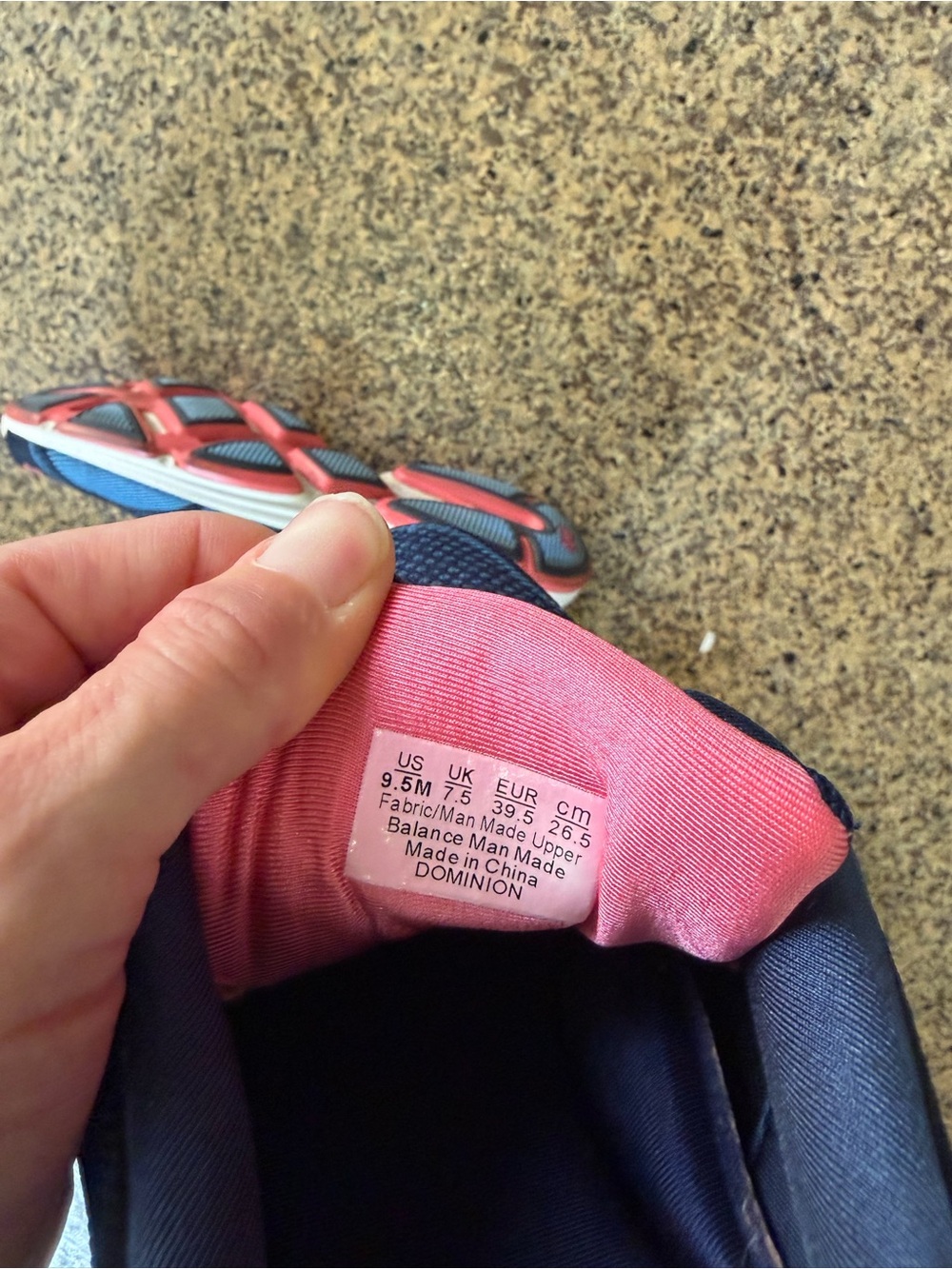 Ryka Dominion Women’s Walking Shoes Navy Pink Size 9.5 - Picture 9 of 9